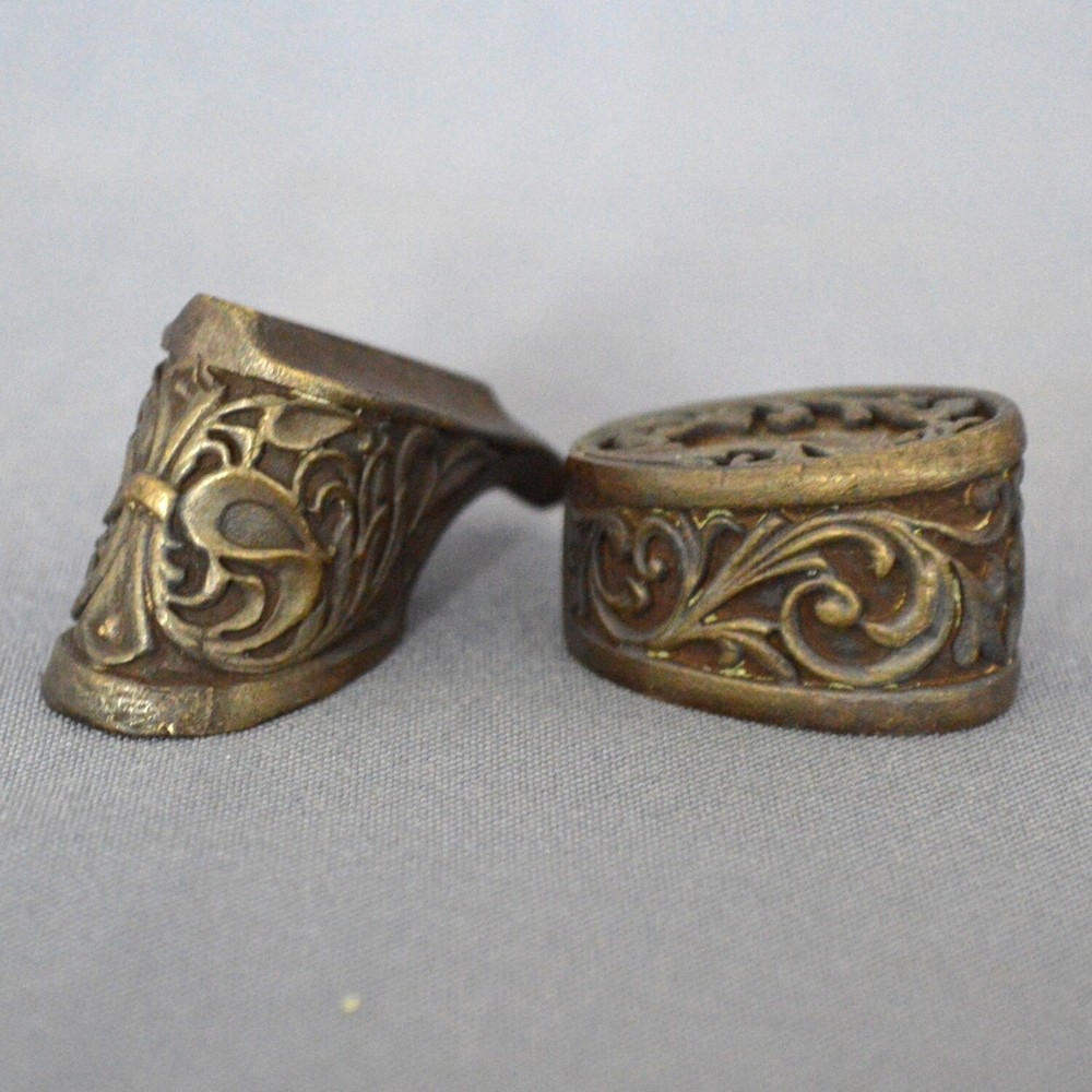 " SET #2 " CASTING SOLID BRONZE SET FINGER GUARD BOLSTER & POMMEL CUSTOM MAKING
