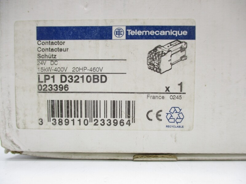 TELEMECANIQUE LP1D3210BD 24VDC NSMP