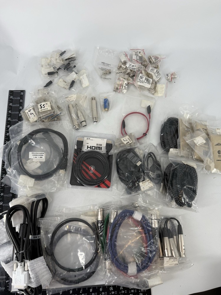 Electronics cables connectors parts for: radios computers games ELECLOT#2