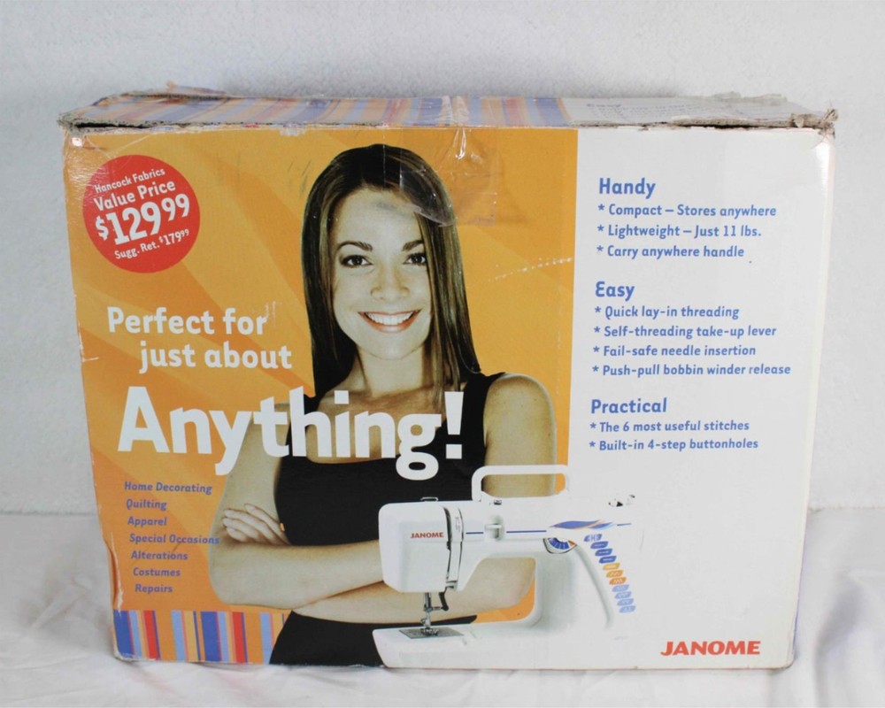 Janome HF107 Sewing Machine Compact Lightweight