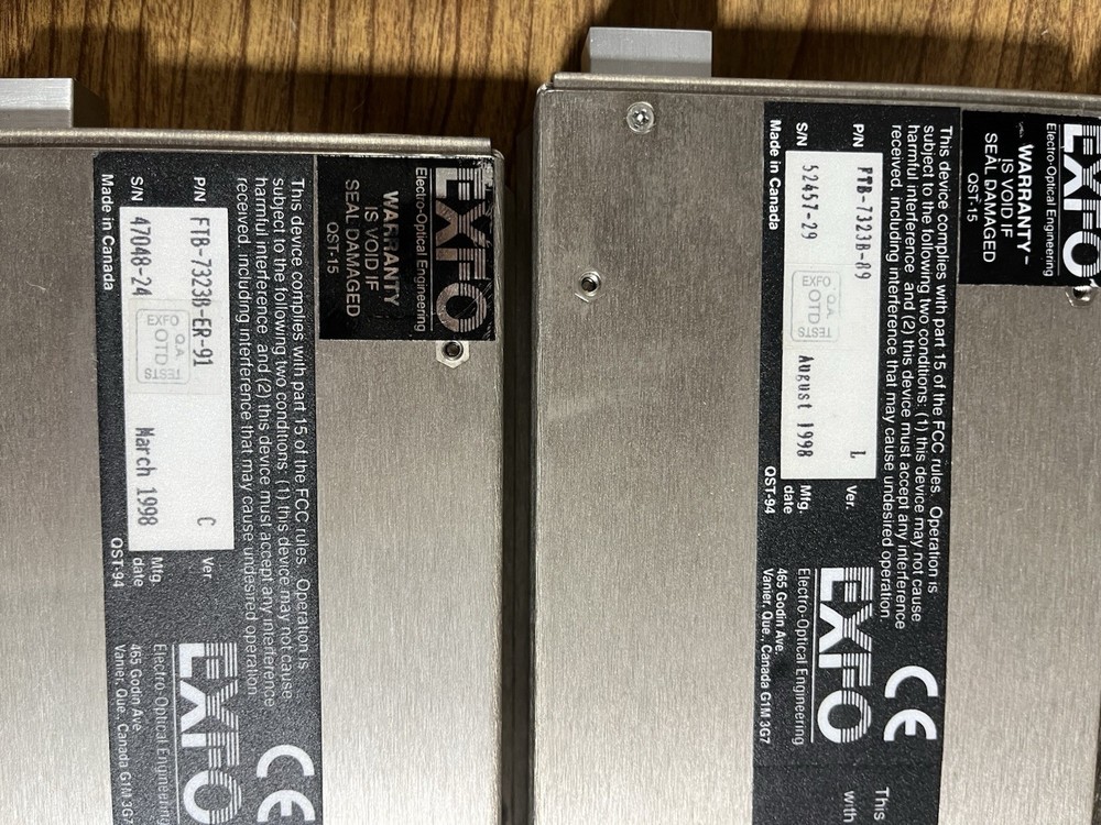 Exfo FTB-7300 SM OTDR FTB-7323B Module Qty 5