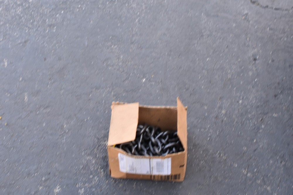 PEWAG18 chain, 9 ft, 3/8" thick links