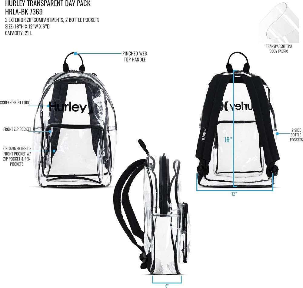 One and Only Clear Backpack