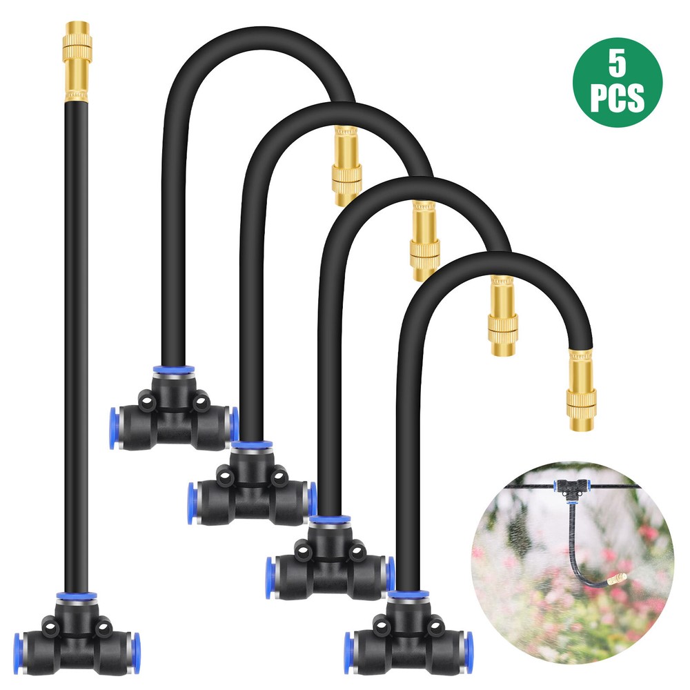 5/10pcs Automatic Drip Irrigation System, 360° Bendable Drip Irrigation Kit