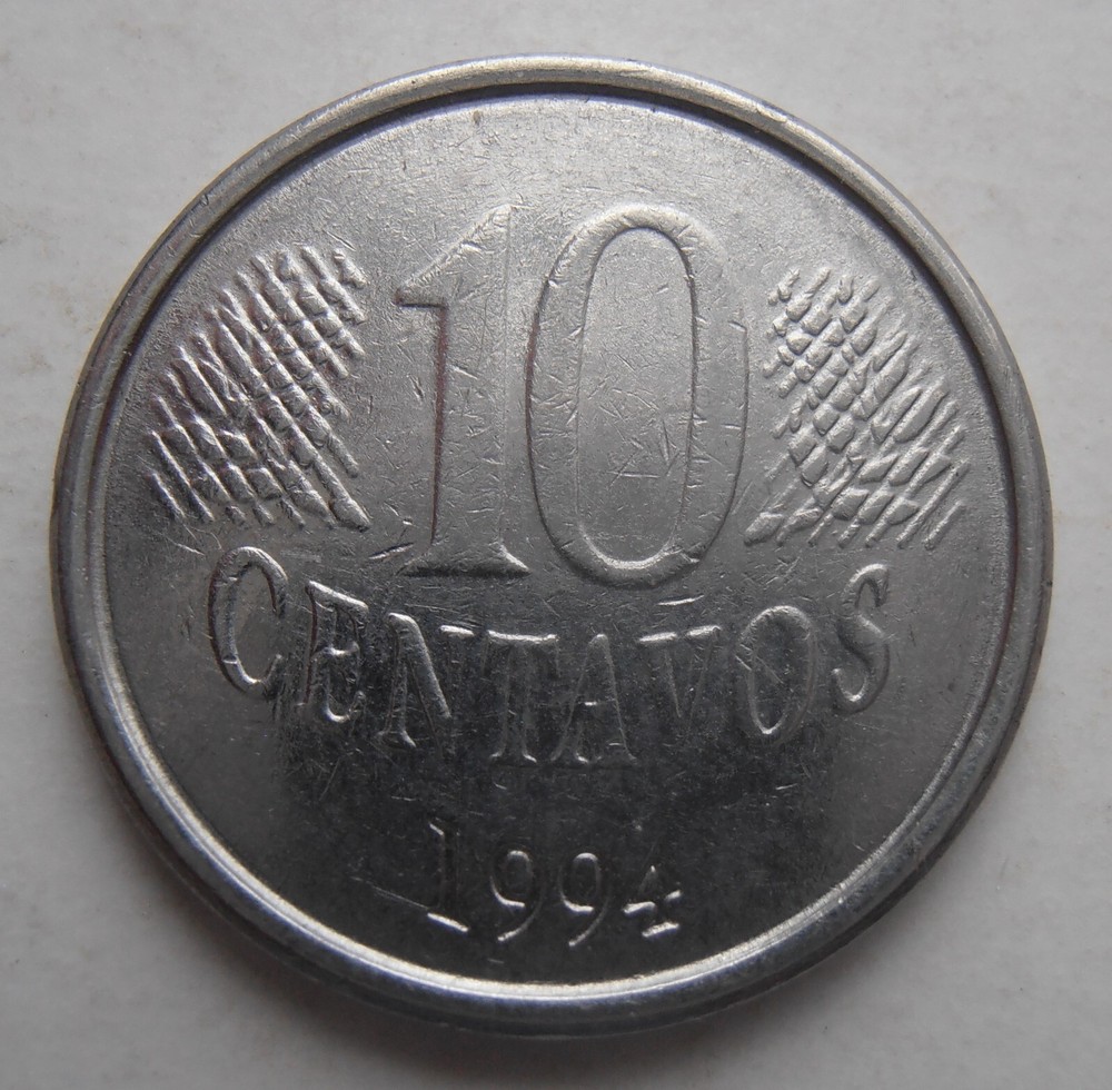 BRAZIL 10 CENTAVOS 1994