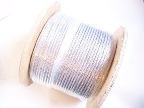 Galvanized Wire Rope Cable 3/8", 7x19: 50, 100, 150, 200, 250, 500, 1000 Ft