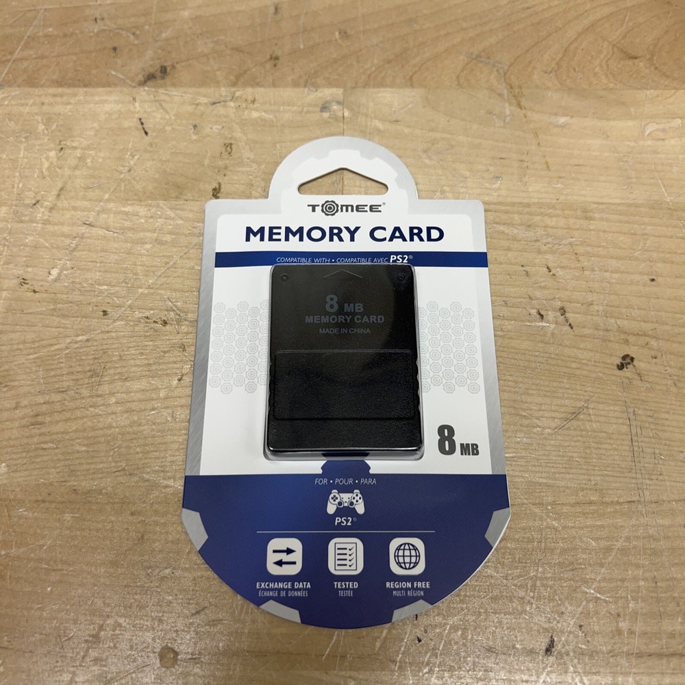 Tomee 8MB Memory Card For PS2 (2 PACK)