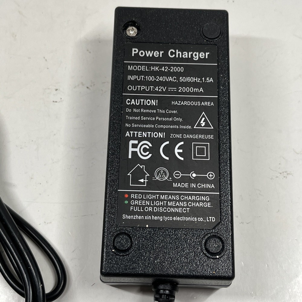 HK-42-2000 42 Volt 2000mA Replacement AC Power Adapter *NO POWER CORD*