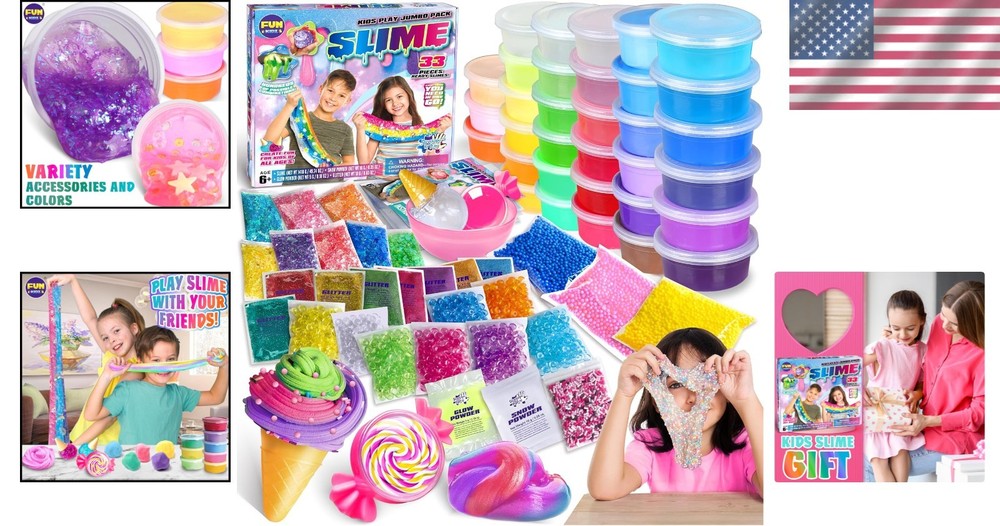 Mega Slime Making Kit for Girls & Boys