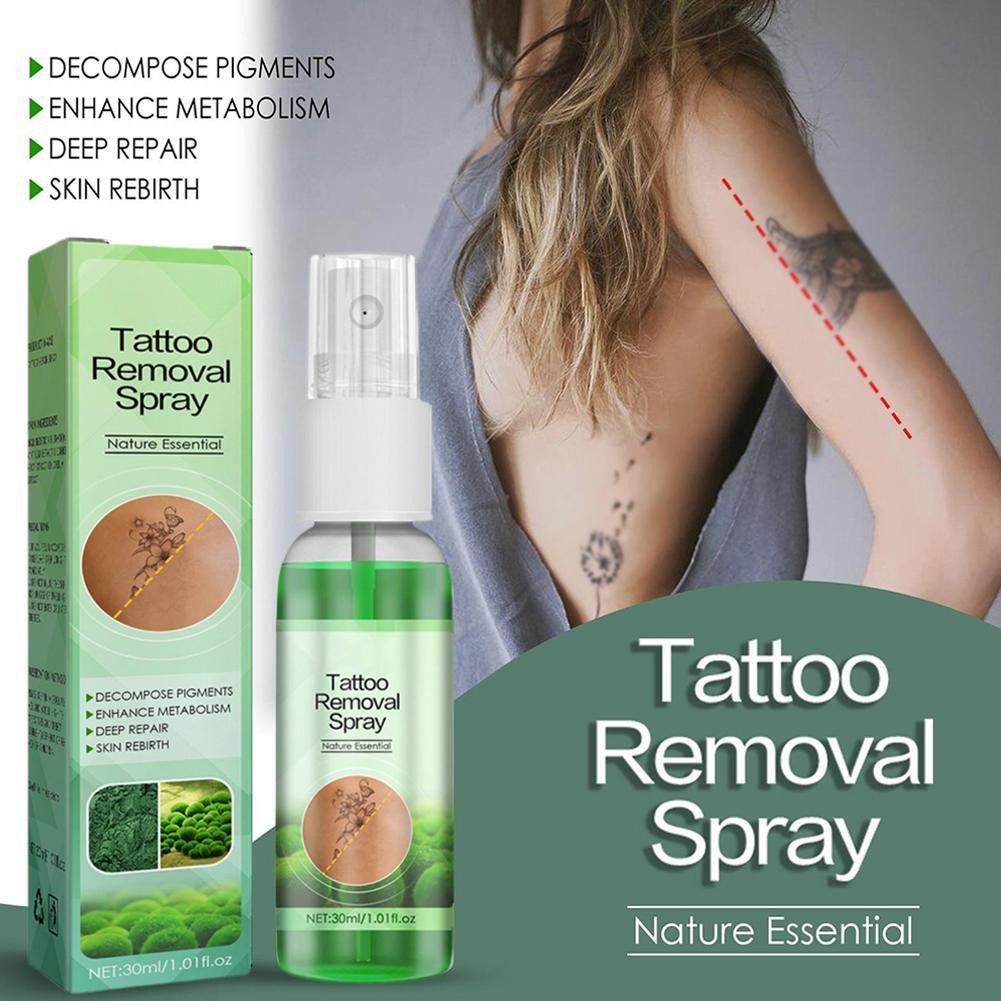 Quick Tattoo Removal Cream Natural Safe Pigment Permanent RemoverSpray J6R1
