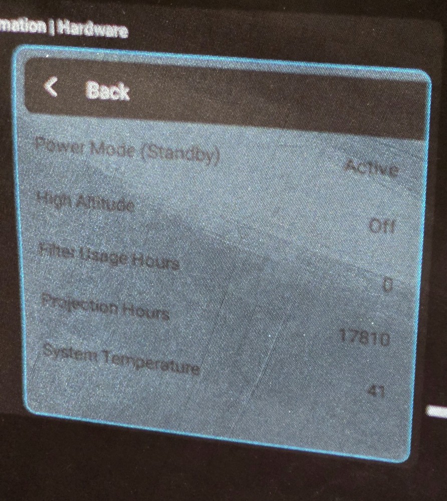 Laser Projector Optoma ZU720T Used