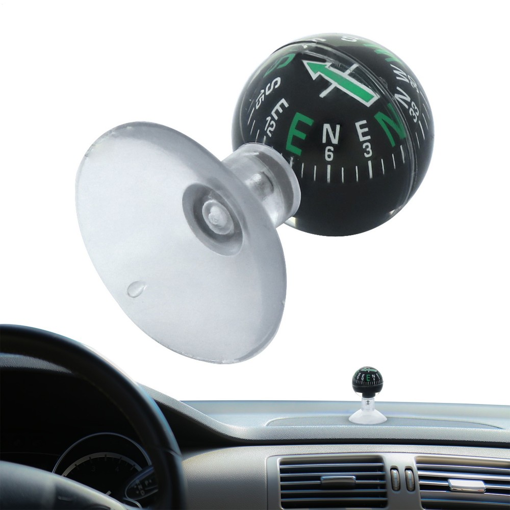 Car Compass Dashboard Multi-Functional Guide Ball Shaped Compass Car Ornaments