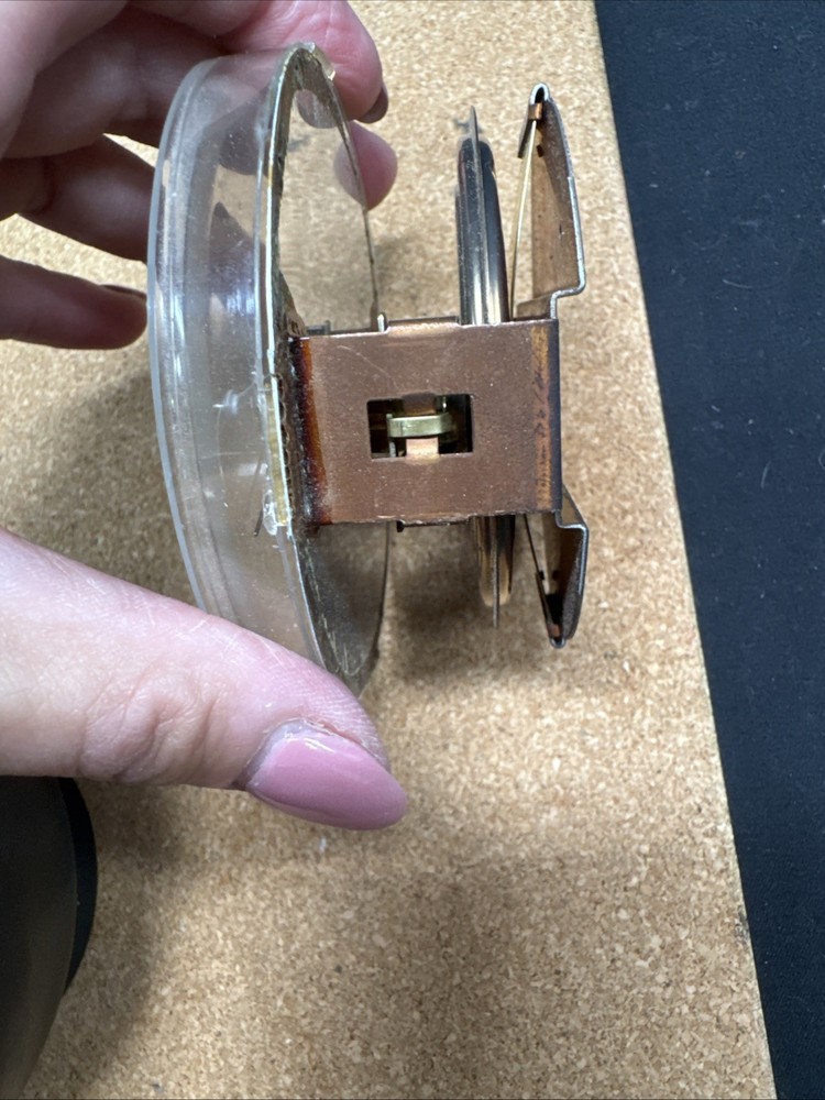 1960's Taylor USA Temperature Compensated Desktop Barometer MCM