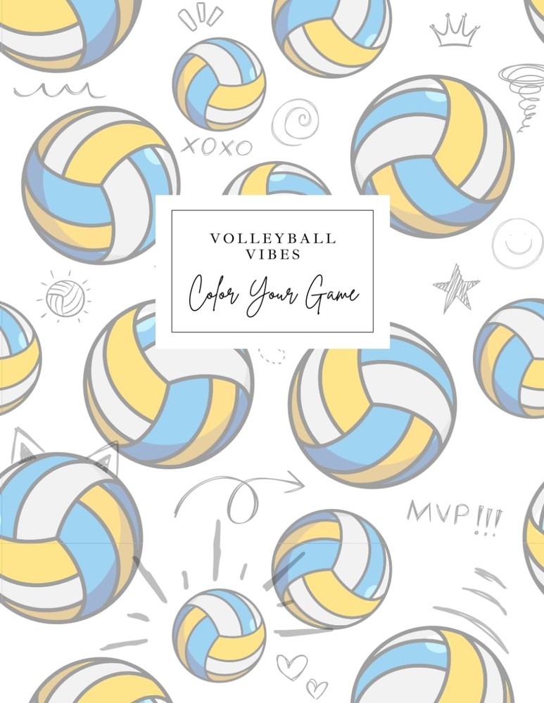 Volleyball Vibes: Color Your Game