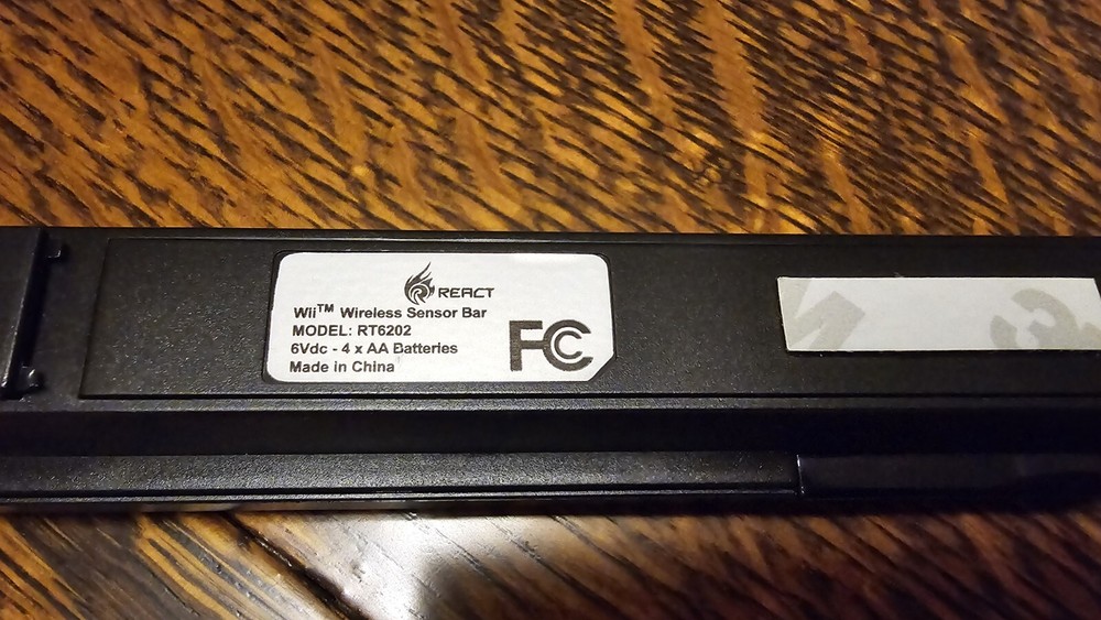 React Nintendo Wii / U Wireless Sensor Bar with Timer Function RT6202