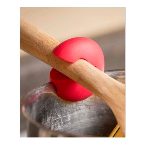 TableCraft Silicone 7pc Kitchen Tool & Trivet Set - Red