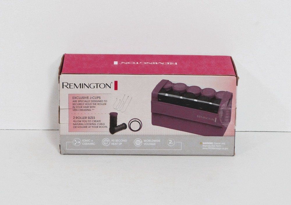 Open Box Remington Compact Hot Roller Ionic & Ceramic Travel Size 10 Roller Set