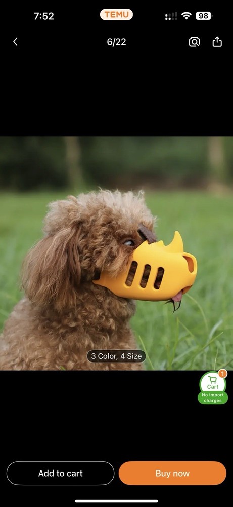 Dog Muzzle, Soft Muzzle for Small Medium Dogs Poodle Dachshund, Breathable Si...