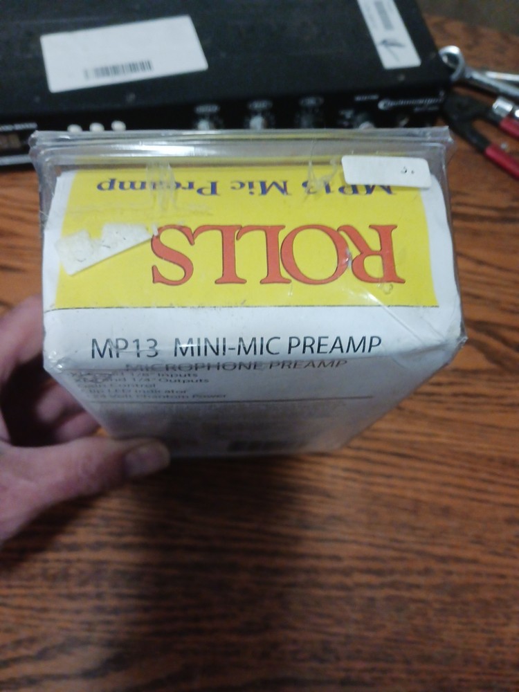 Rolls Mini Mic Preamp MP13 Sealed