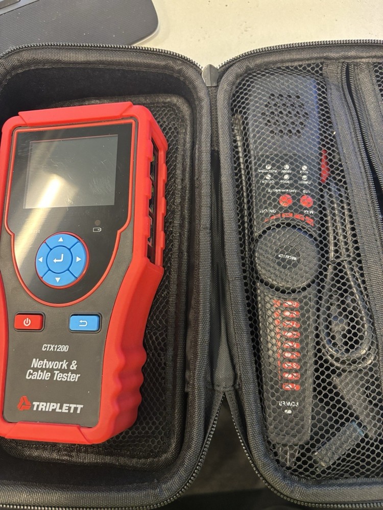 [open Box]Triplett Ctx1200 Network And Cable Tester With Probe, Lcd