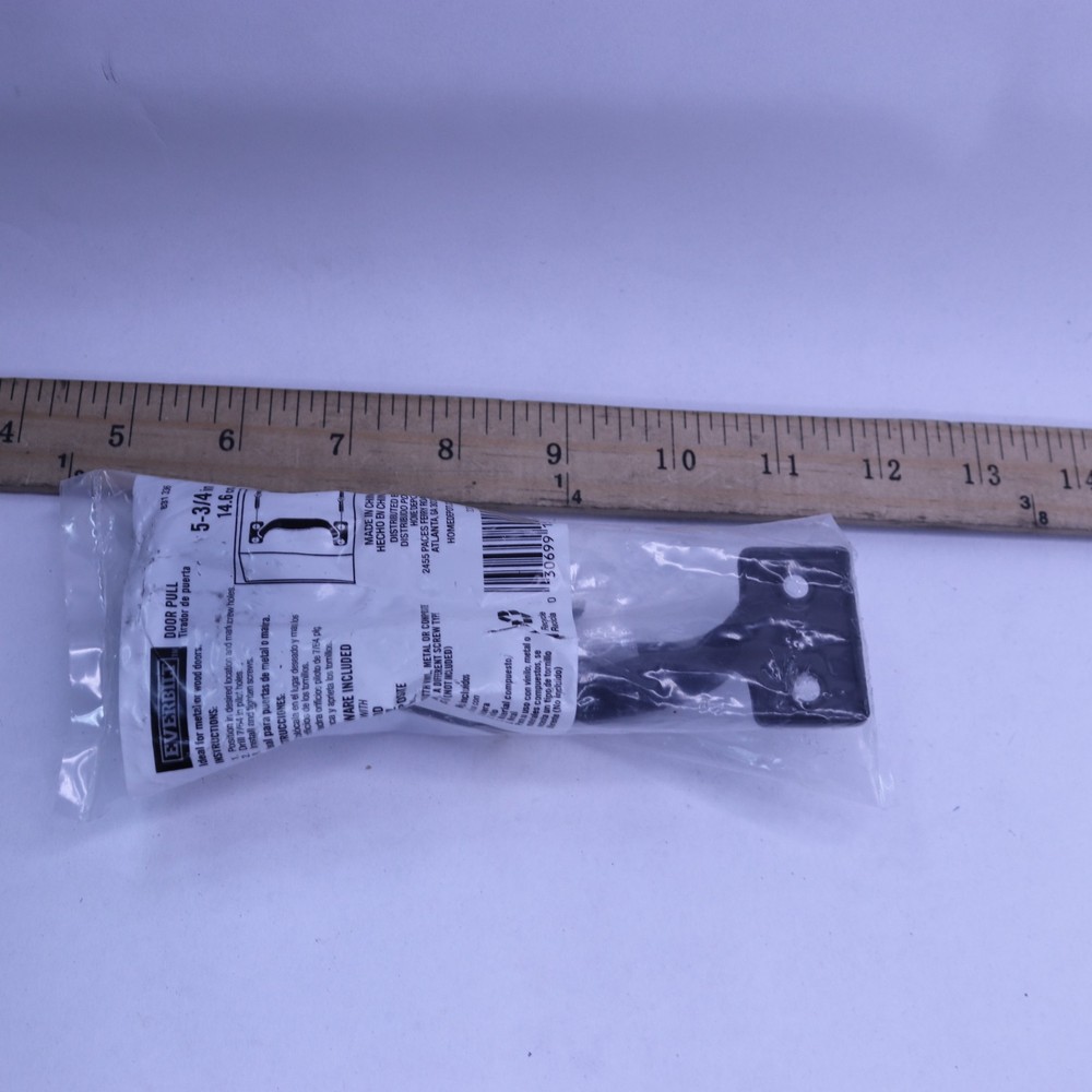 Everbilt Gate Door Pull Handle Black 5-3/4" 831 336