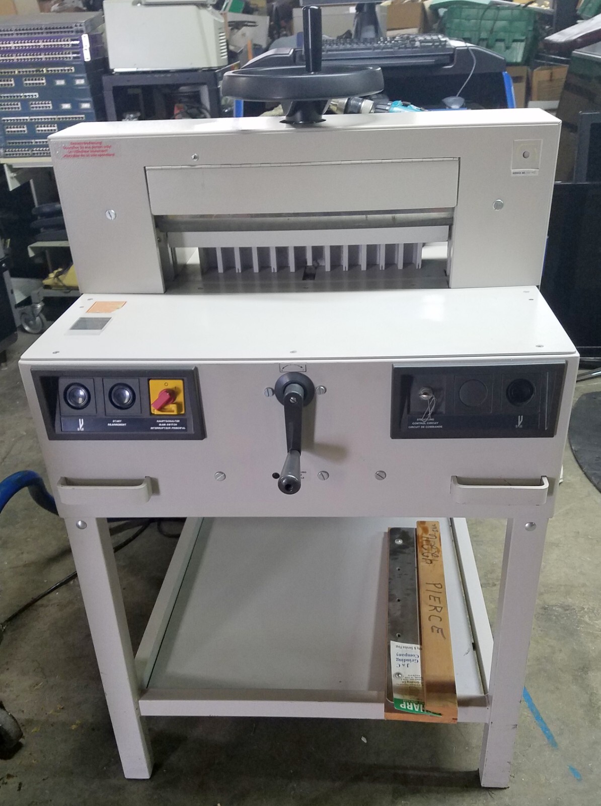 Ideal 4810 18.5" Industrial Electric Guillotine Paper Cutter