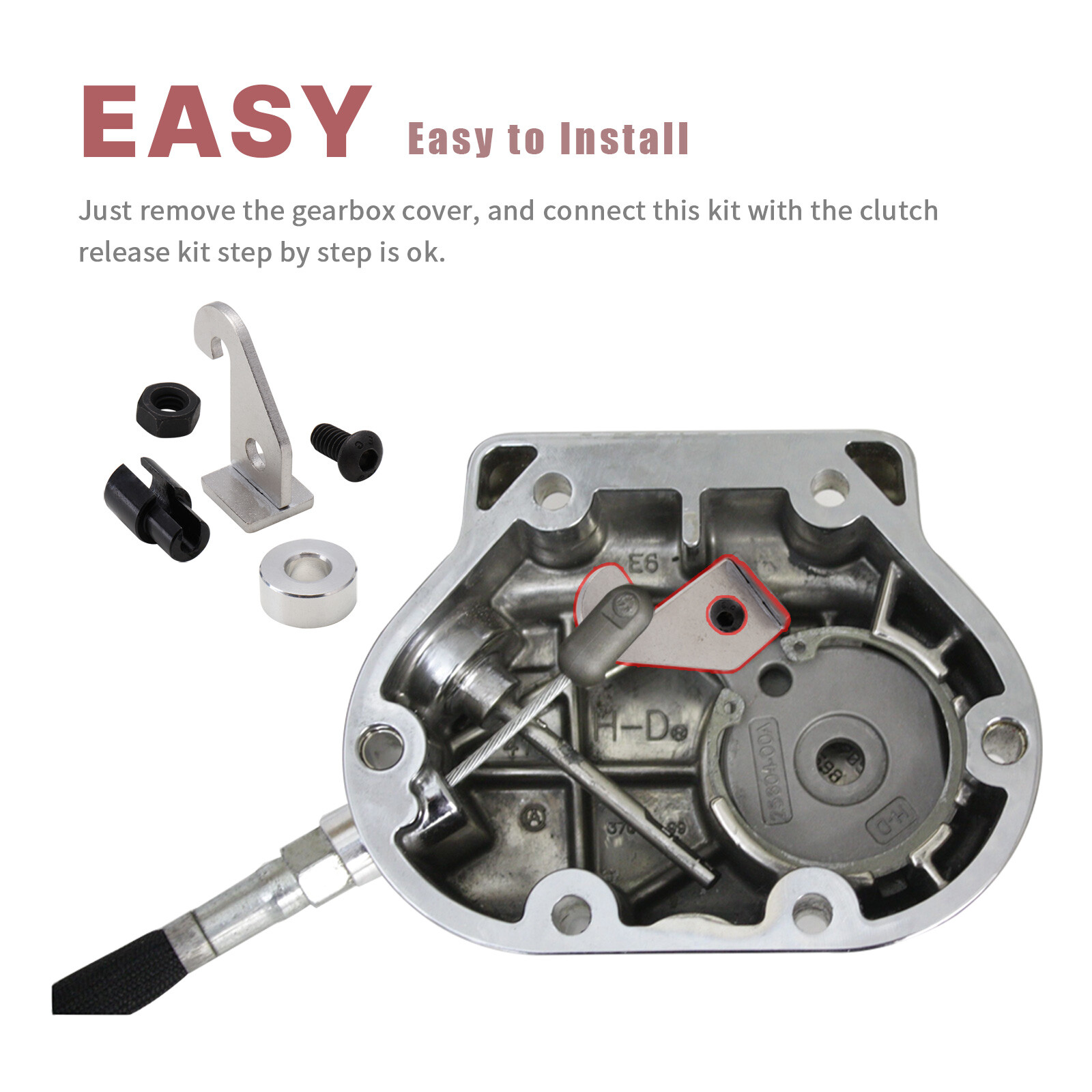 Twin Cam Easy Pull Clutch Kit for 2000-2017 Harley Touring Softail Dyna