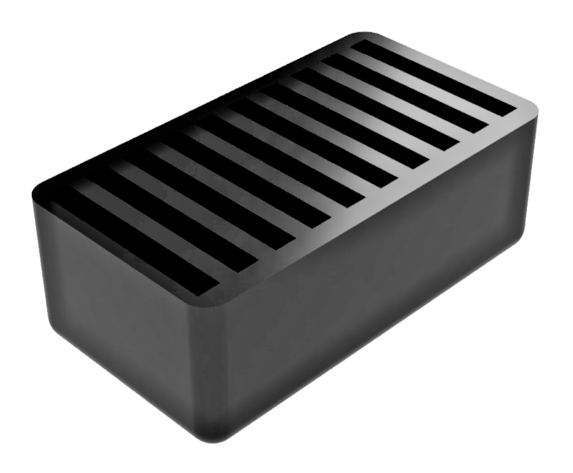 10 SD Card Holder Black