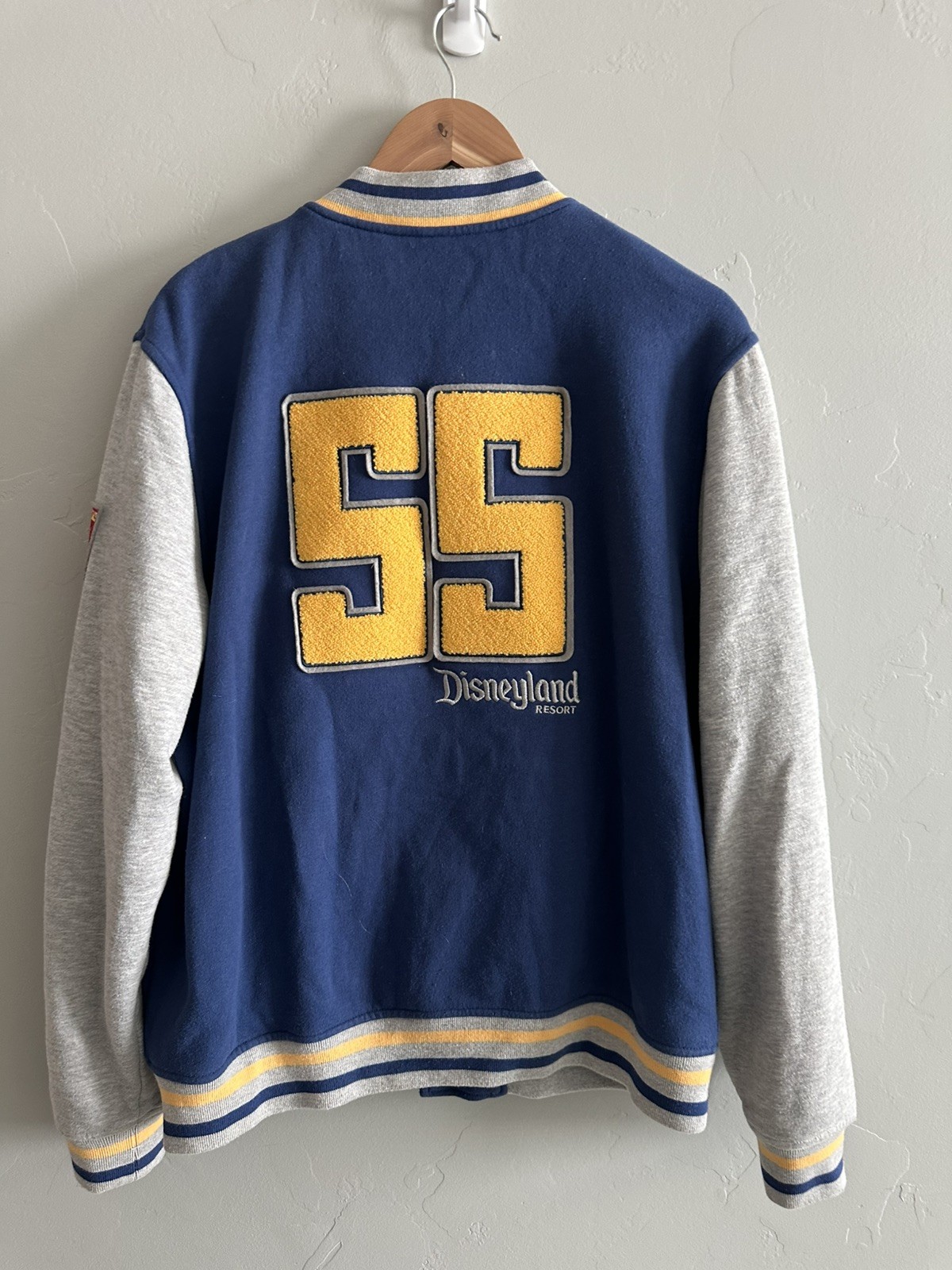 Disneyland Letterman Bomber Varsity Blue Jacket 1955