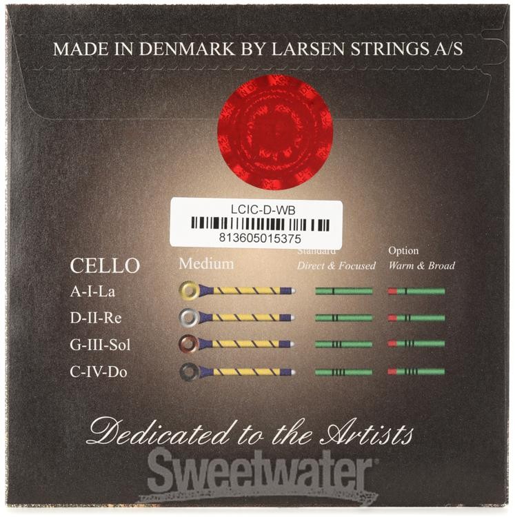 Larsen Il Cannone Cello D String - Warm & Broad