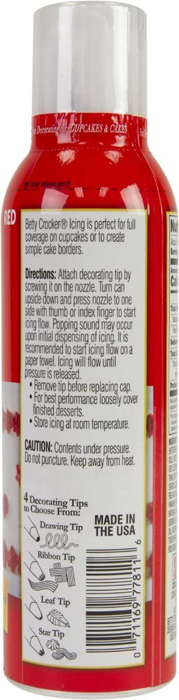 Betty Crocker Red Icing 8.4 oz
