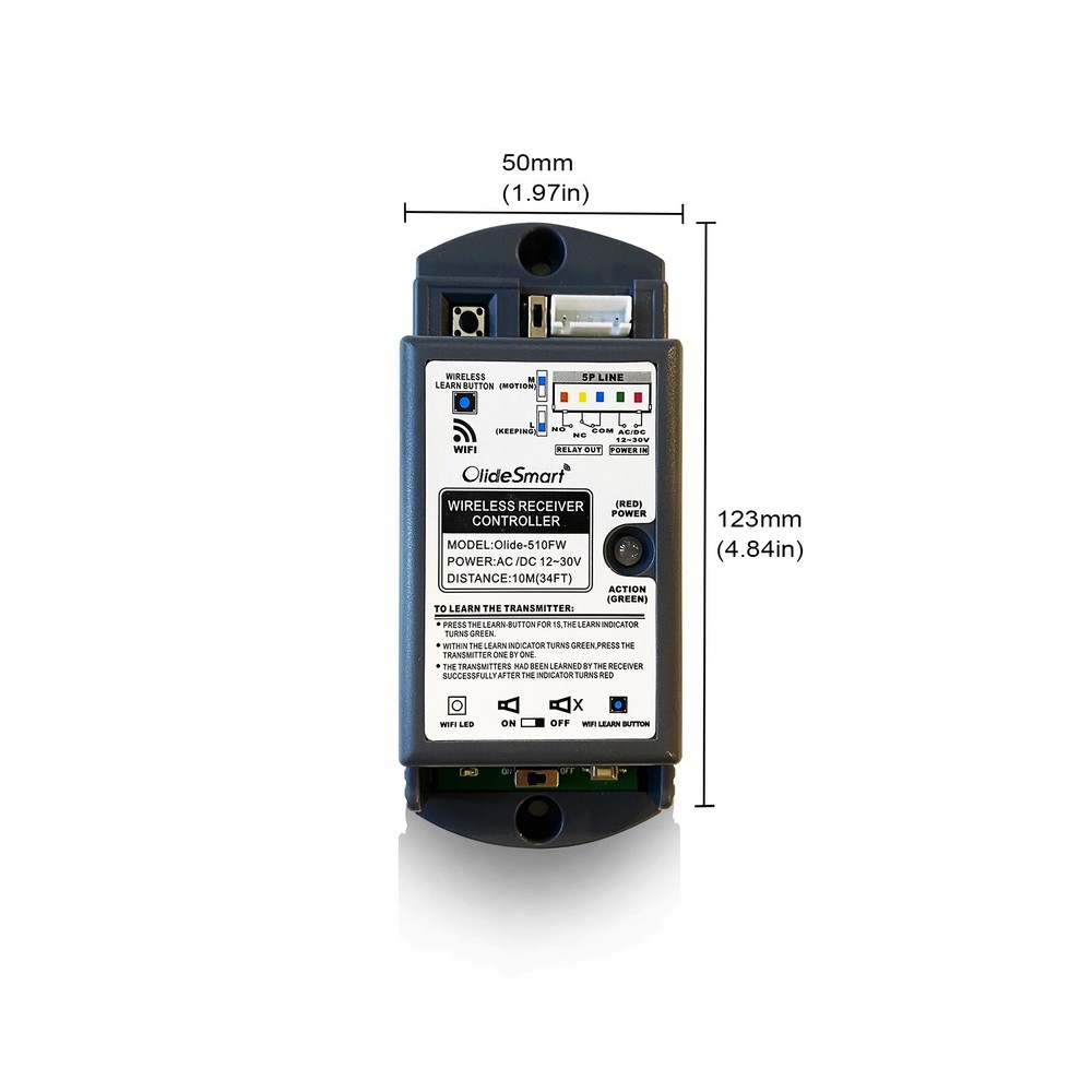 Olidesmart WIFI Smart Wireless Receiver&Controller for Automatic Door System