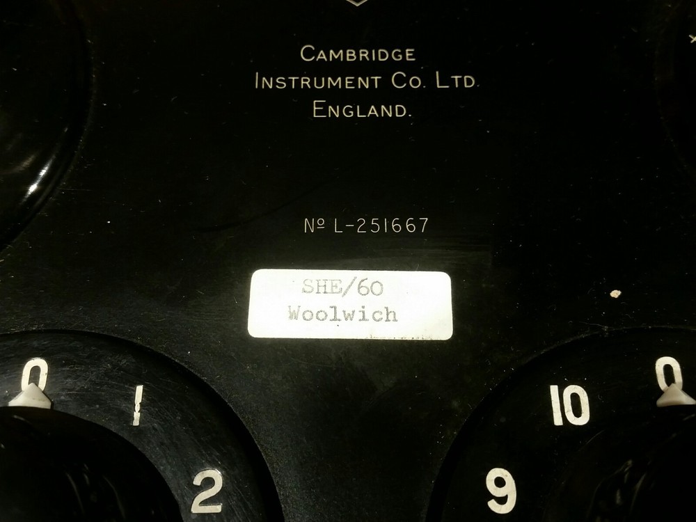 Cambridge Instrument Decade Bridge Resistance Murray Loop Scientific Prop Ex Mod