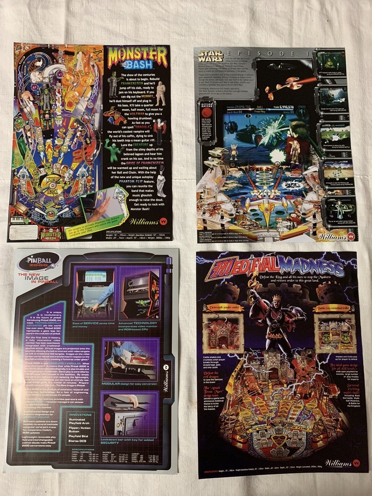 Williams Pinball Brochure Brochure