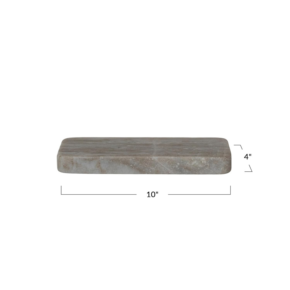 Marble Cheese Serving Board, Buff Color