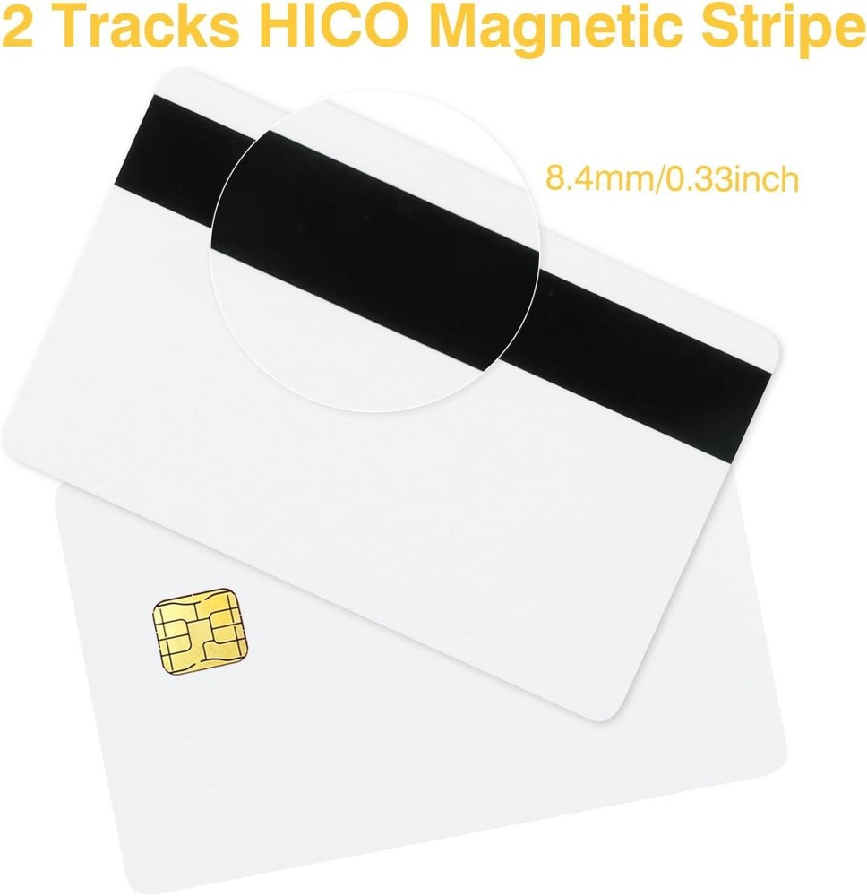 J2a040 Chip Java Jcop Cards Unfused, J2a040 Java Smart Card With 2 Track, 8.4mm