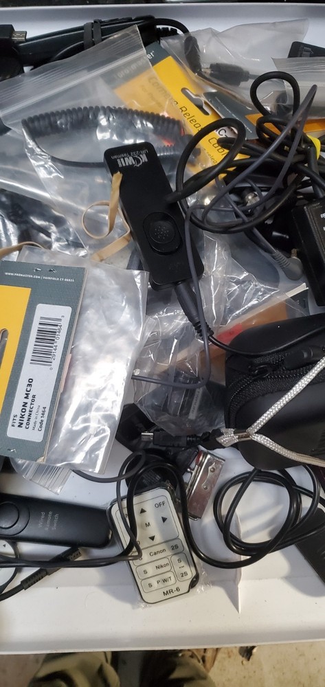 Camera Remote Switch Shutter Release Timer Remote Control Lot Sony Canon Nikon