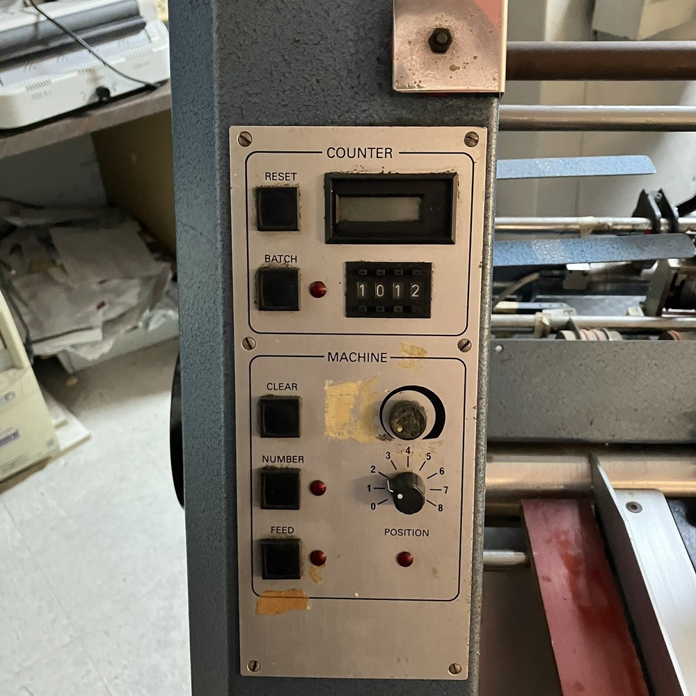 Rollem Auto 4 Classic Legacy Numbering Machine Perforating Scoring Slitting