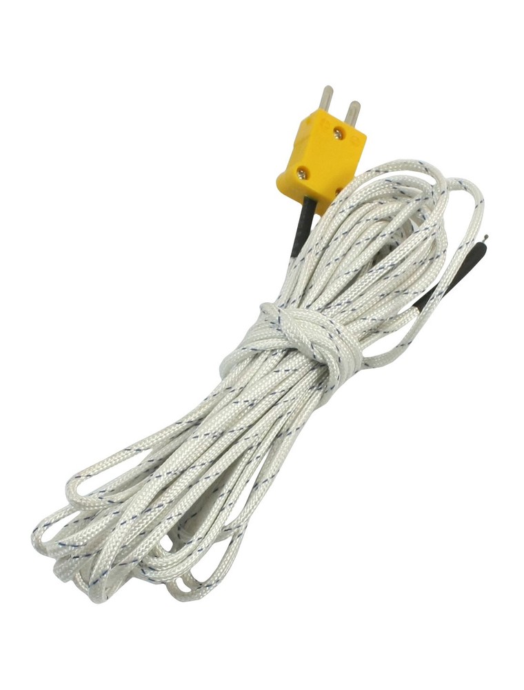2pcs K Type 0-400C Thermocouple Probe Sensor 5 Meter for Thermometer