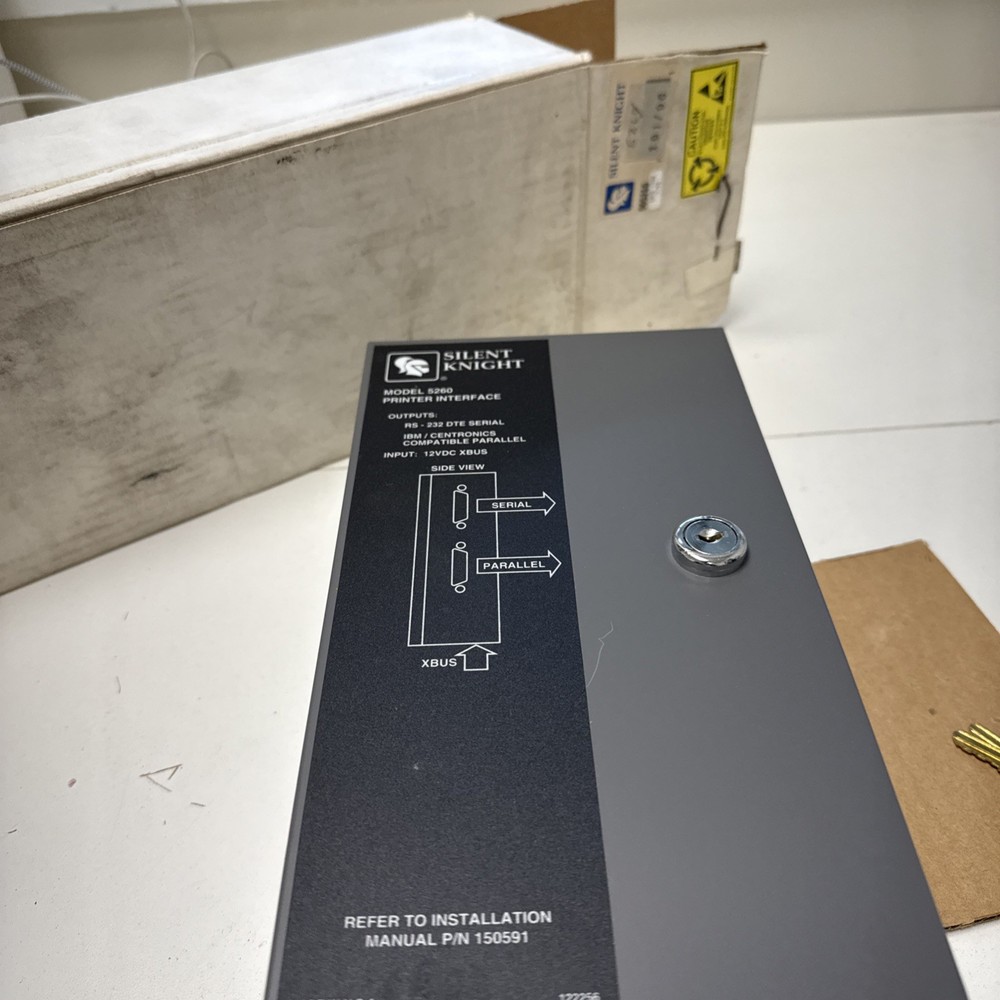 Silent Knight 5260 Printer Interface RS-232 DTE serial 12vdc xbus parallel