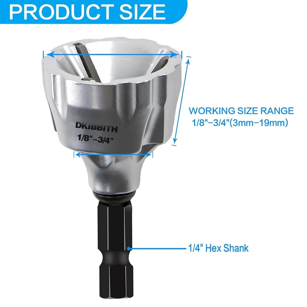 Heavy-Duty Deburring Chamfer Tool with Sharp Tungsten Carbide Blades, Fast He...