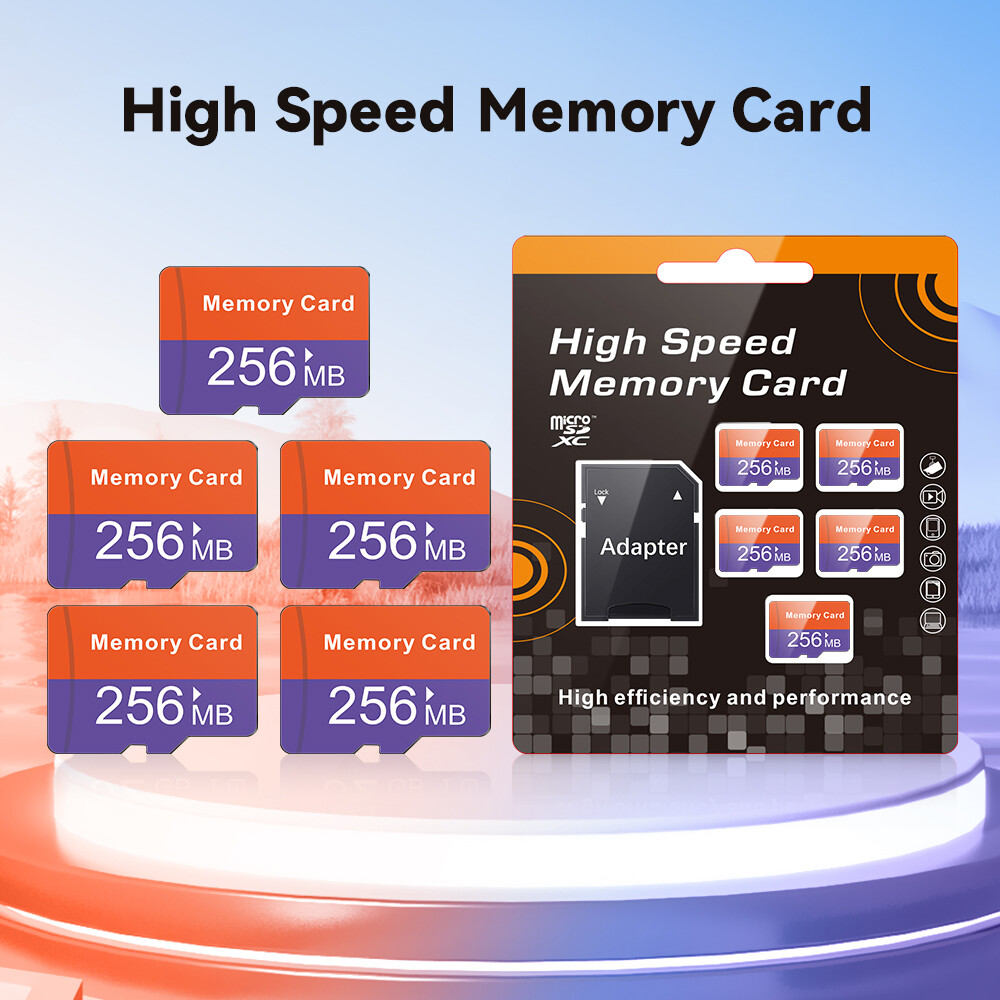 Micro SD Card Flash Memory Card 256MB LOT
