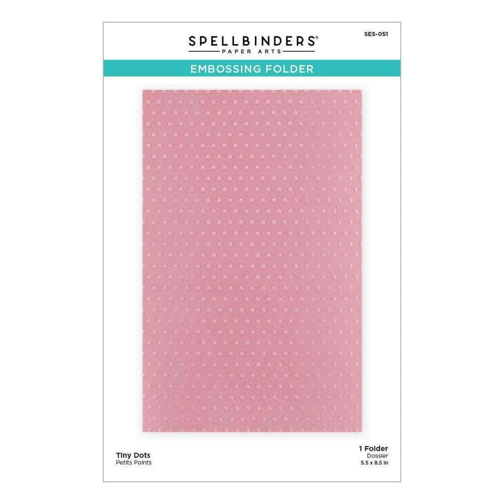 Spellbinders 2D Embossing Folder - Tiny Dots, SES-051