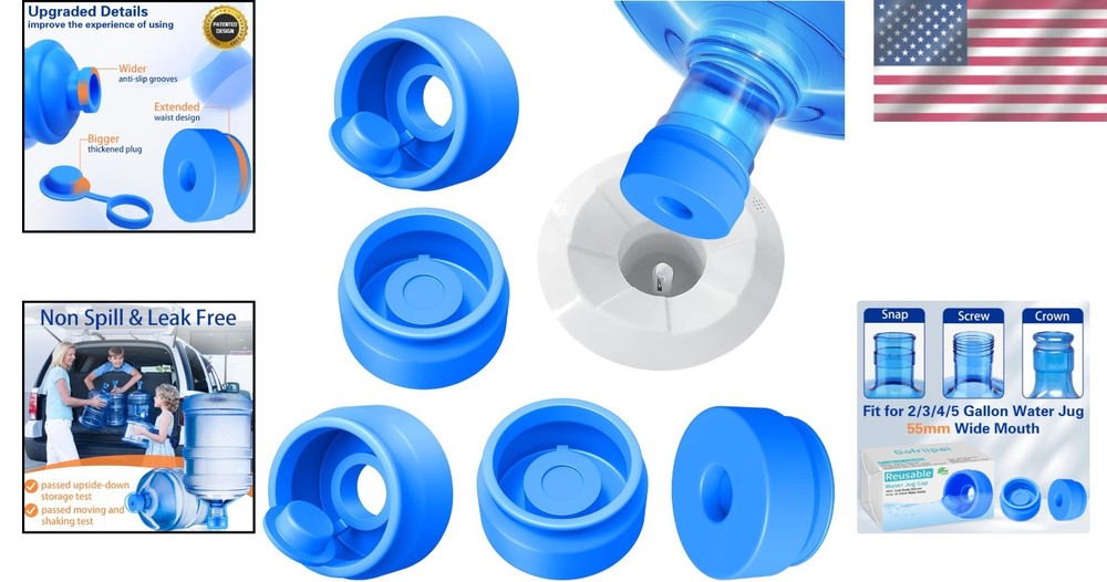 Silicone Replacement Cap Set - Pack of 5