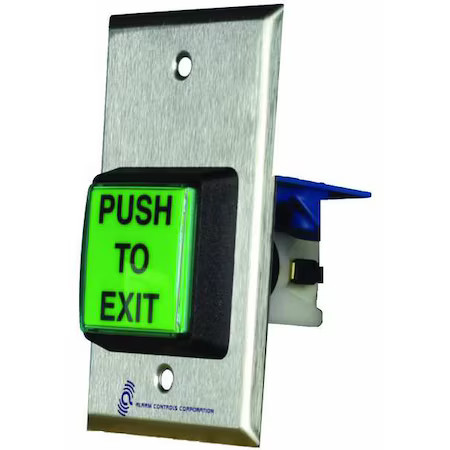 Alarm Controls Ts-2T Push Button, 5 In. H, W/Spdt Switch