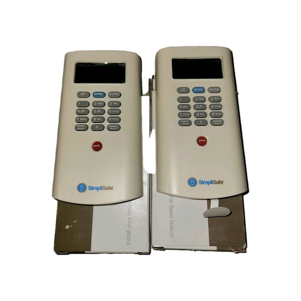 SimpliSafe FIRST 1st GENERATION - 2 Wireless Keypads & Motion Sensor Lot