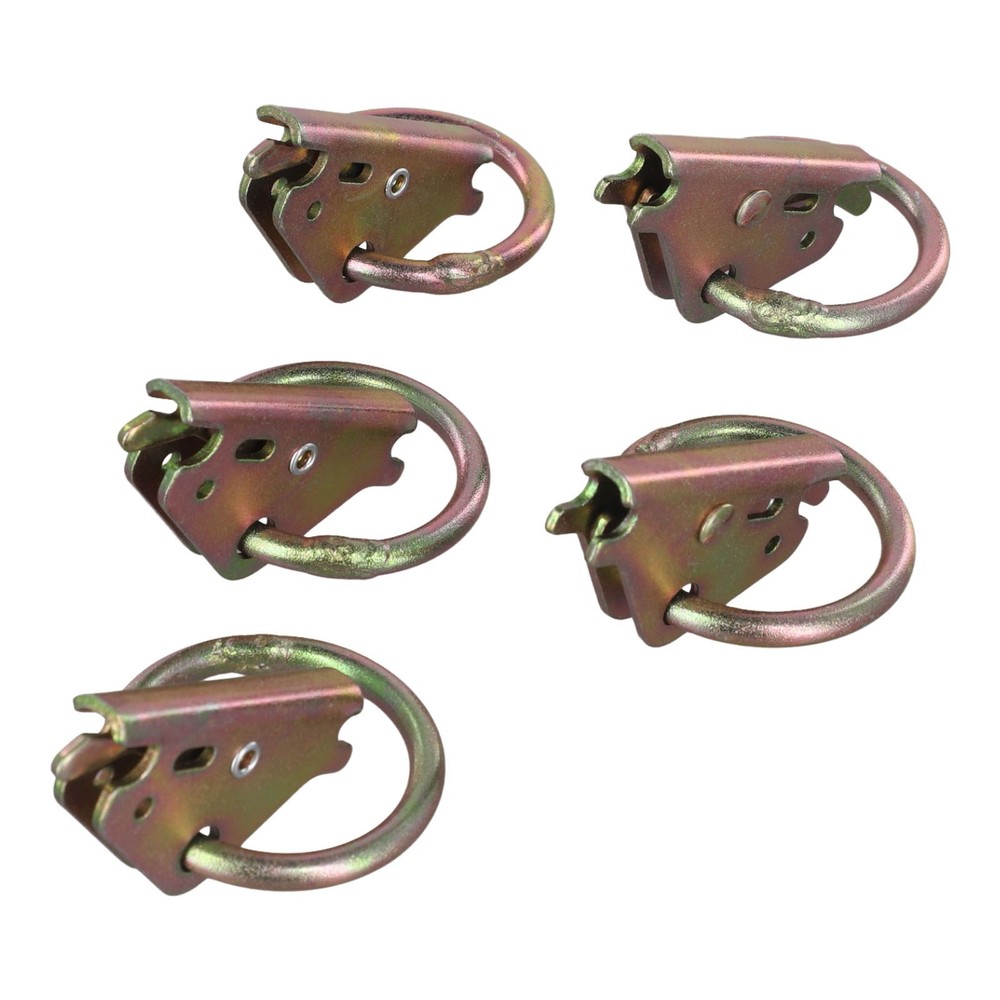 Effortless For cargo Securing with 5PCS Heavy Duty E Track O Rings Set