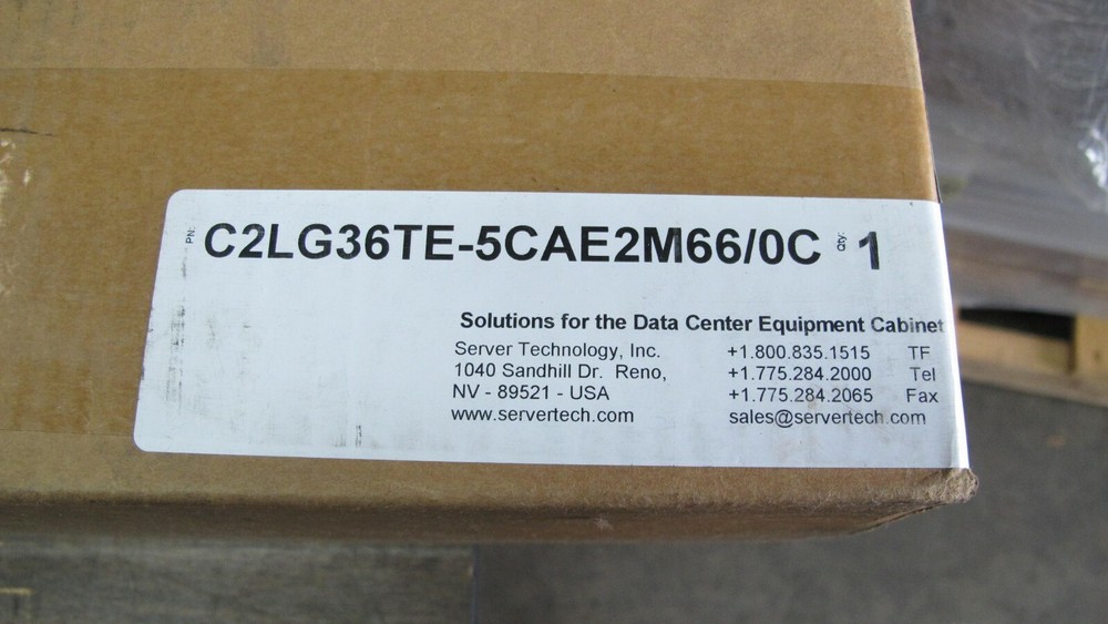 Servertech Smart POPS Expansion PRO2 PDU C2LG36TE-5CAE2M66/0C Blue