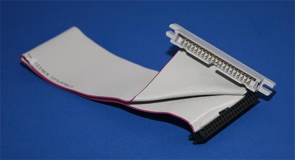 12 inch 40-Pin IDE Male to Female Extension Cable Free Shipping Designed in USA