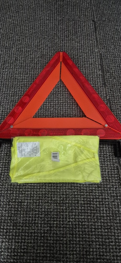 Breakdown Warning Triangle And Hi Vis Vest